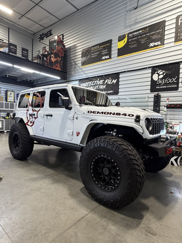 Window tint on vehicle